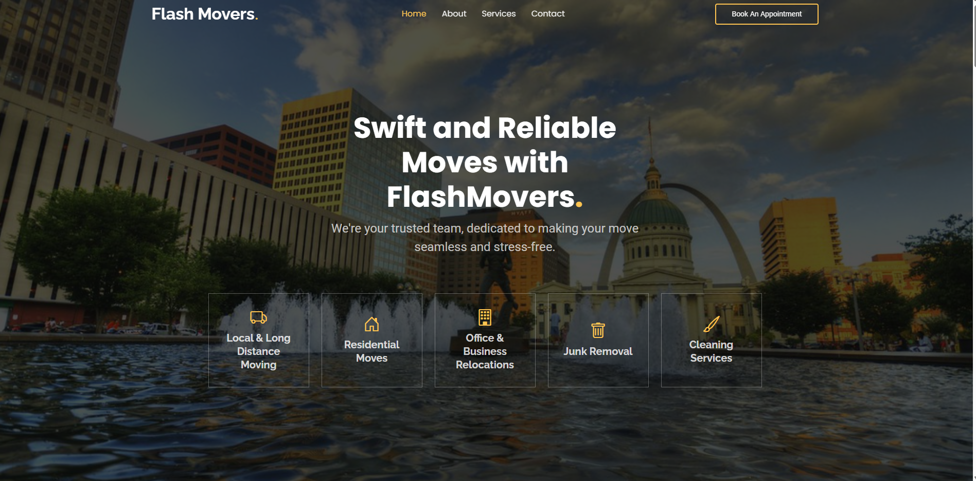 Flash Movers Website Preview